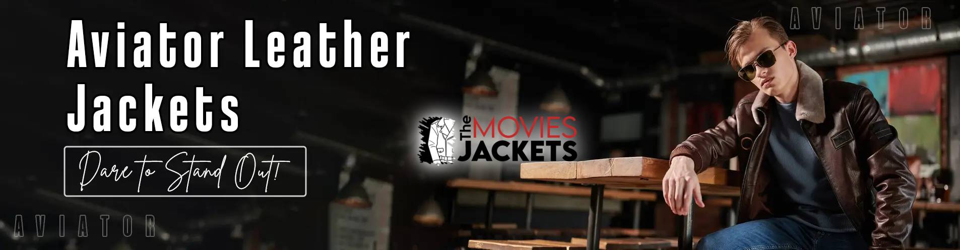 Aviator Leather Jacket by TMJ