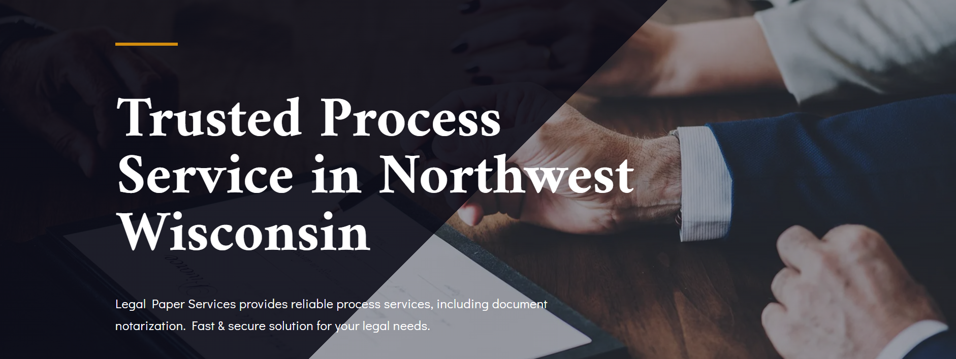 Legal Paper Services Banner
